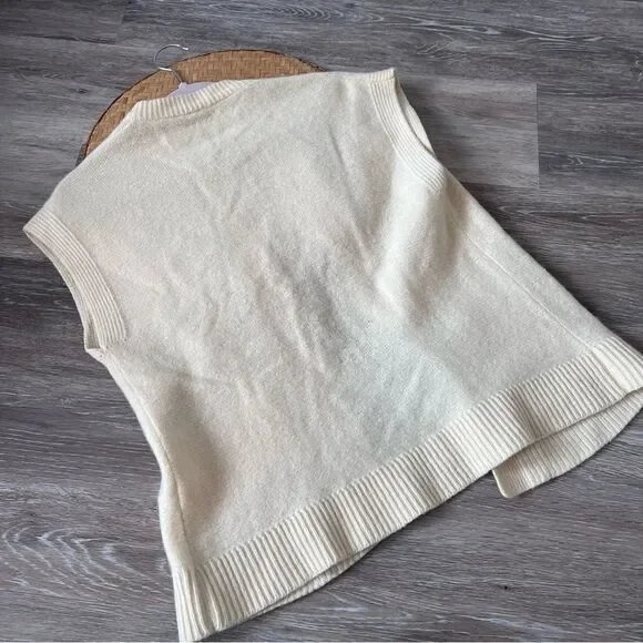 Vintage 80’s embroidered sleeveless cardigan vest cottagecore‎ dainty floral - Picture 3 of 7